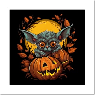 Tarsier Halloween Posters and Art